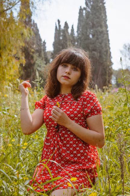Vestido Floral Vermelho